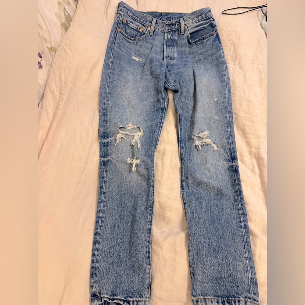 LEVI’S 501 Skinny. 28x30. Old Hangout.